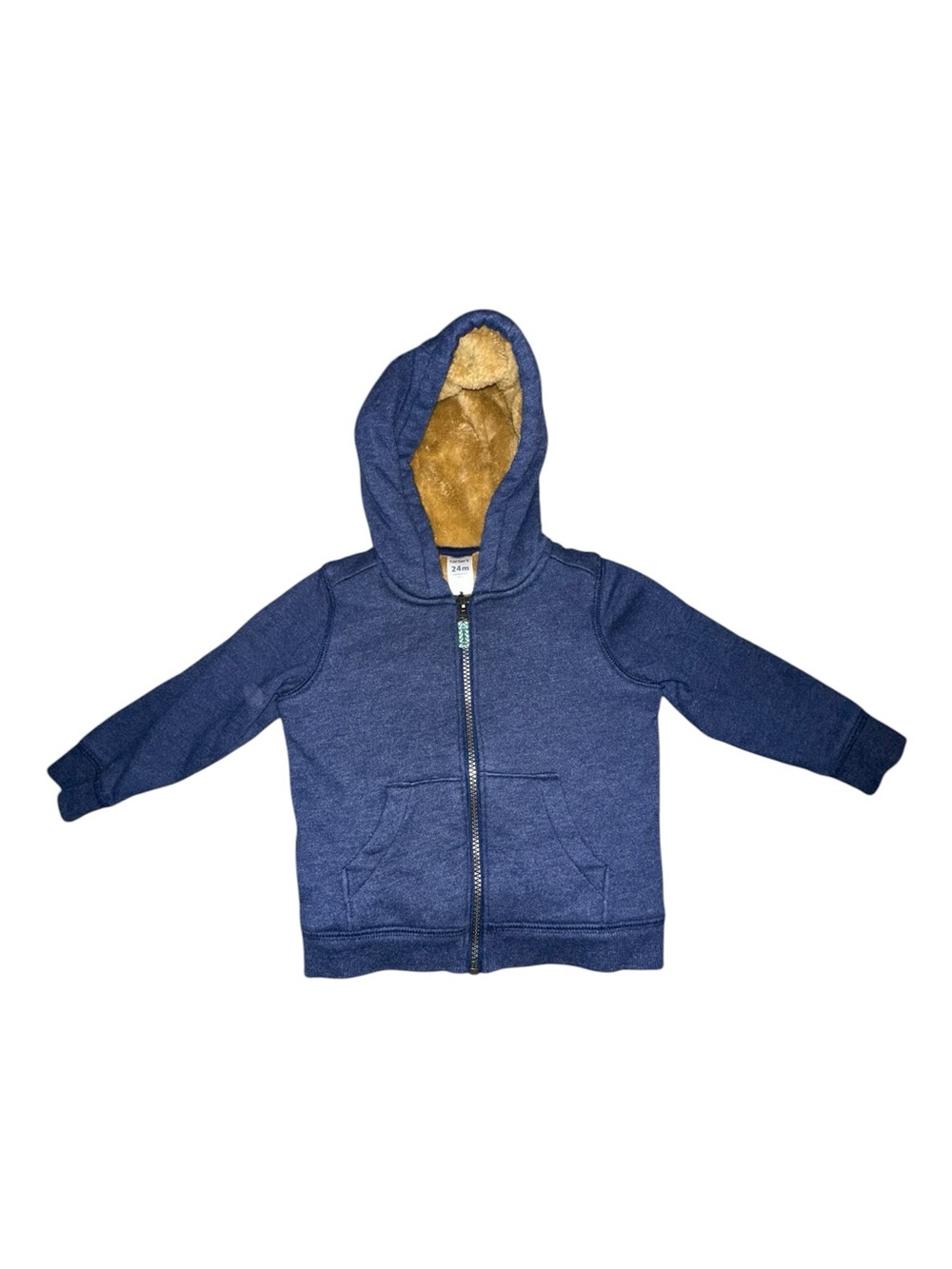 Carters fleece lined hoodie. Size 24m